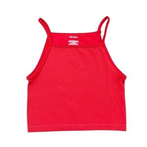 NWT Wild Fable Seamless High Neck Crop Ribbed Tank Top Large